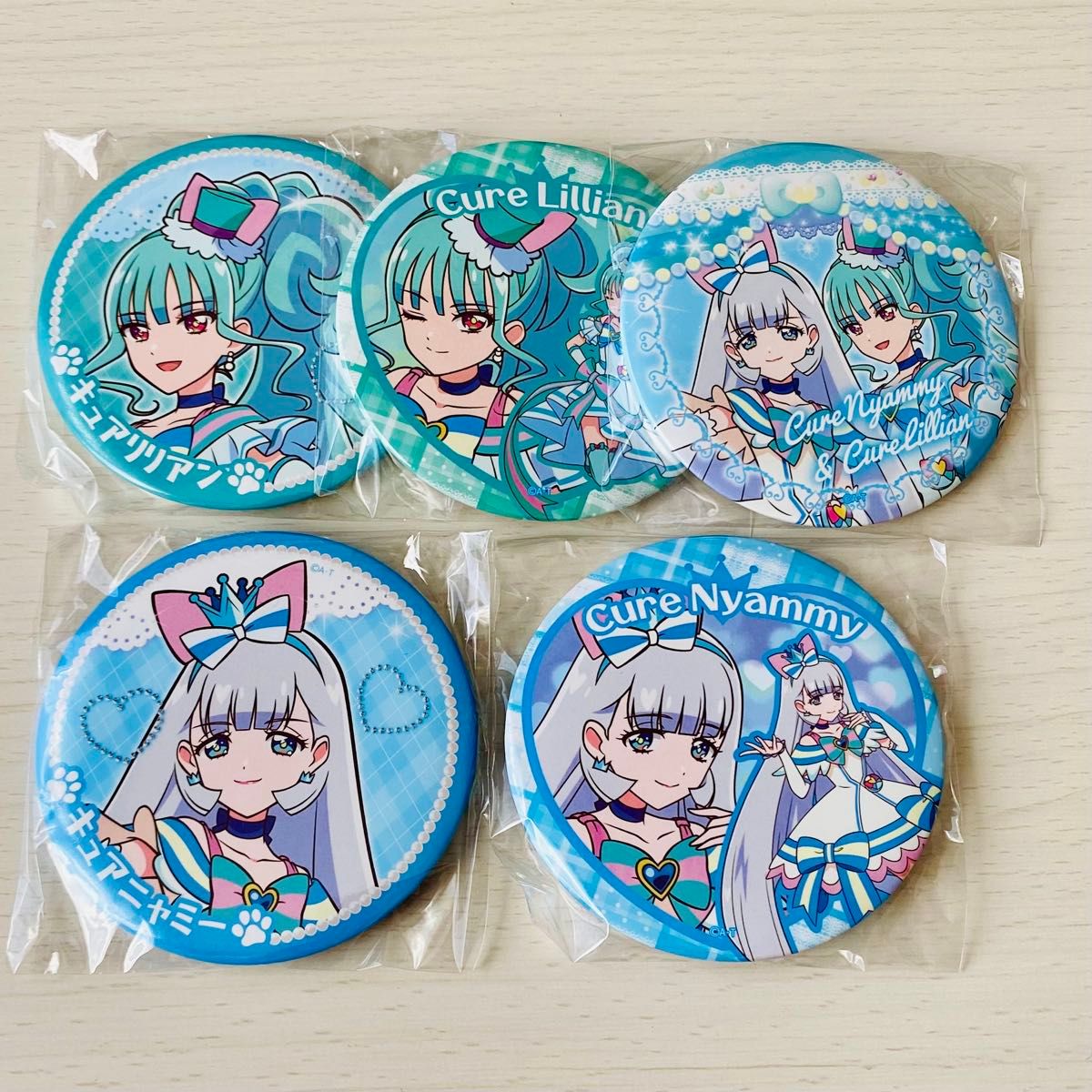 わんだふるぷりきゅあ 缶バッジ キュアリリアン キュアニャミー