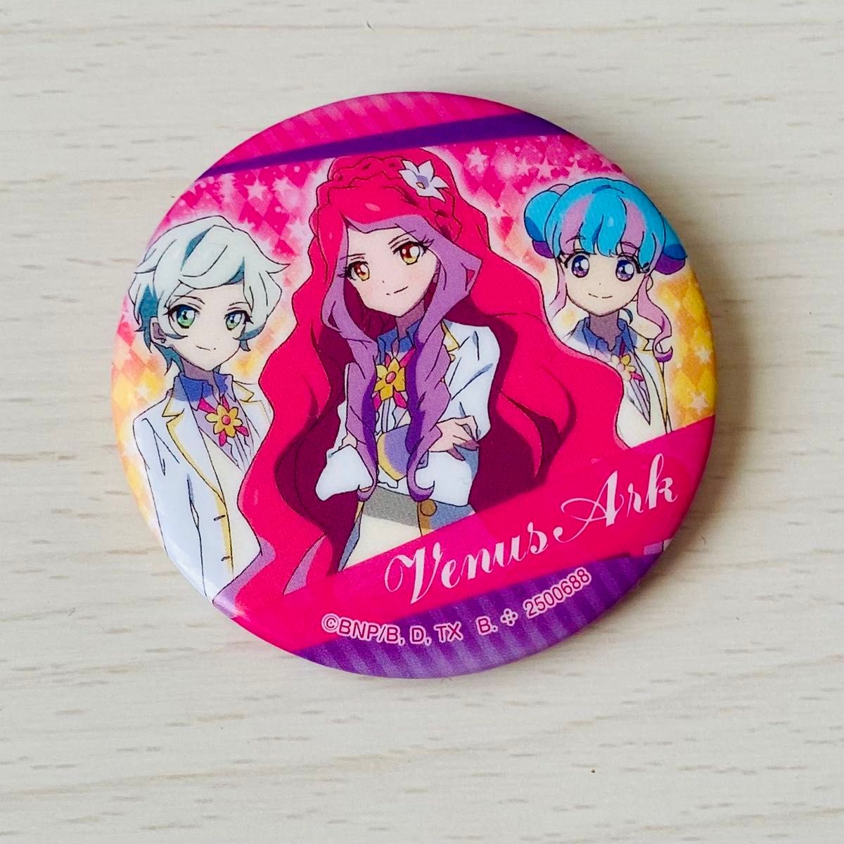 缶バッジ アイカツ スターズ ヴィーナスアーク エルザフォルテ 騎咲