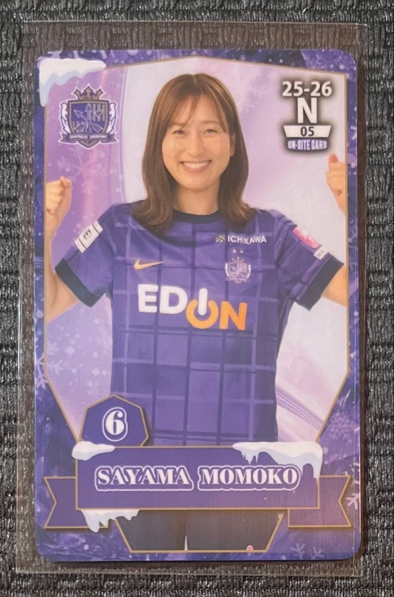 ま*ぃ様 サンフレッチェ広島レジーナ 左山桃子選手 オンサイトカード