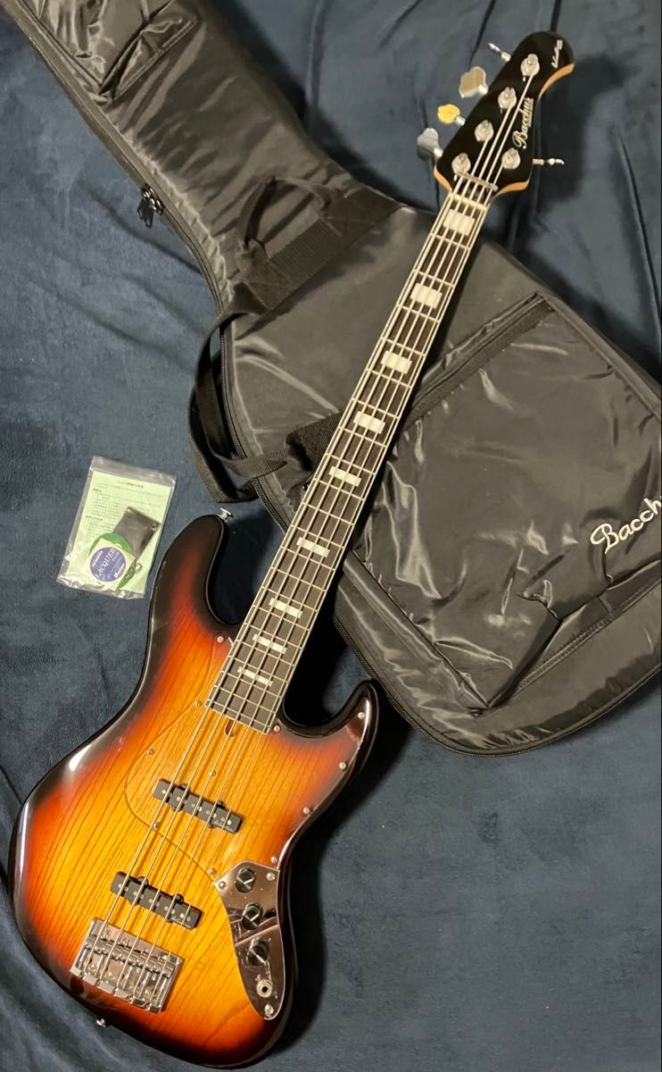 美品 Bacchus Woodline 517 (Woodline517) エレキベース カタログ掲載