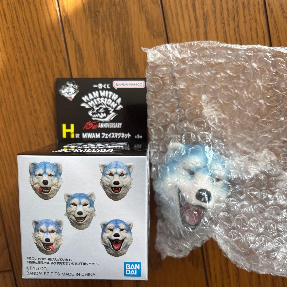 再値下げ 一番くじ MAN WITH A MISSION H賞 MWAM フェイスマグネット