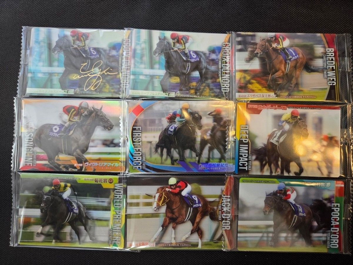 サラブレッドホースコレクション第3R 9枚セット (クロワデュノール