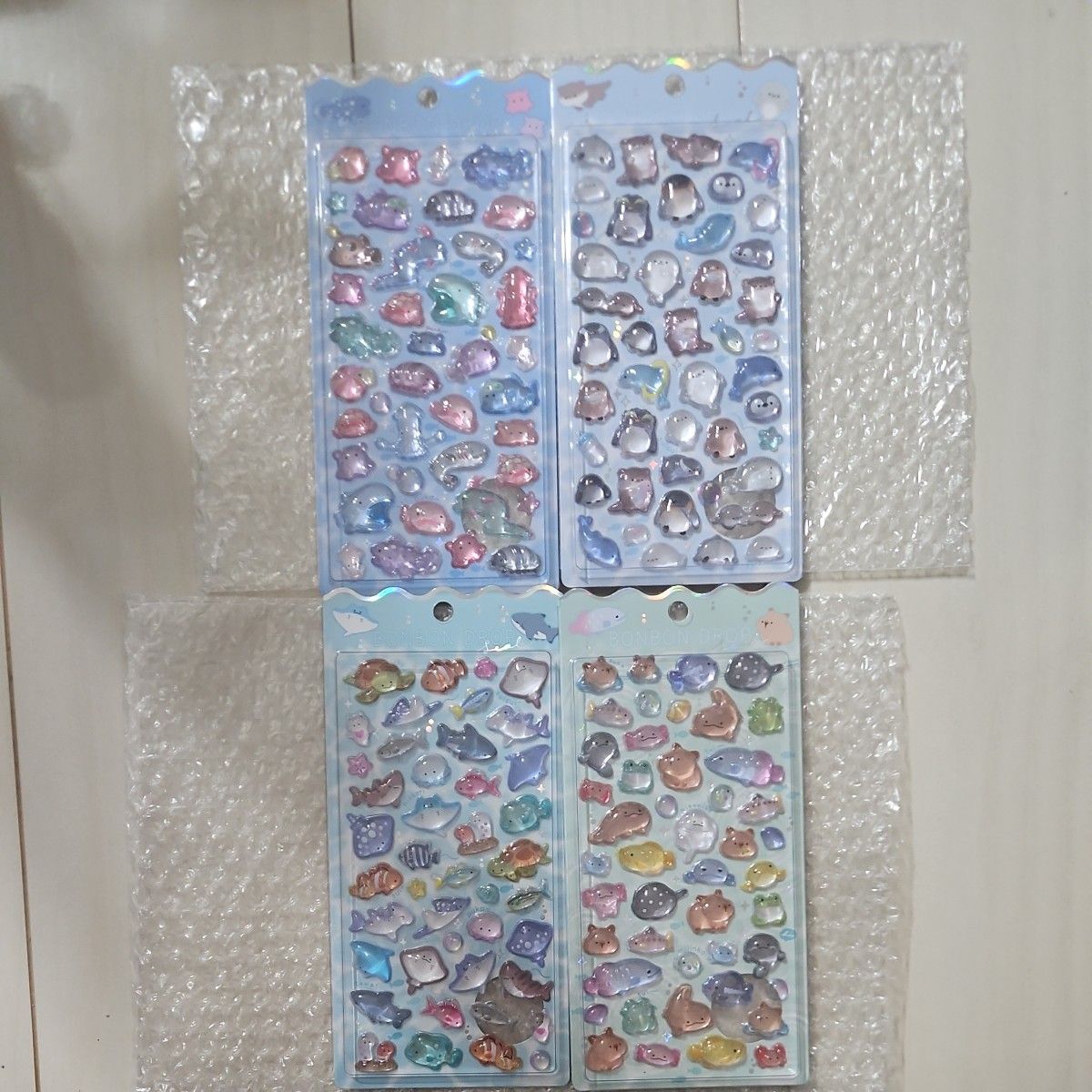 水族館限定ボンボンドロップシール4個セット新品未開封正規品｜Yahoo