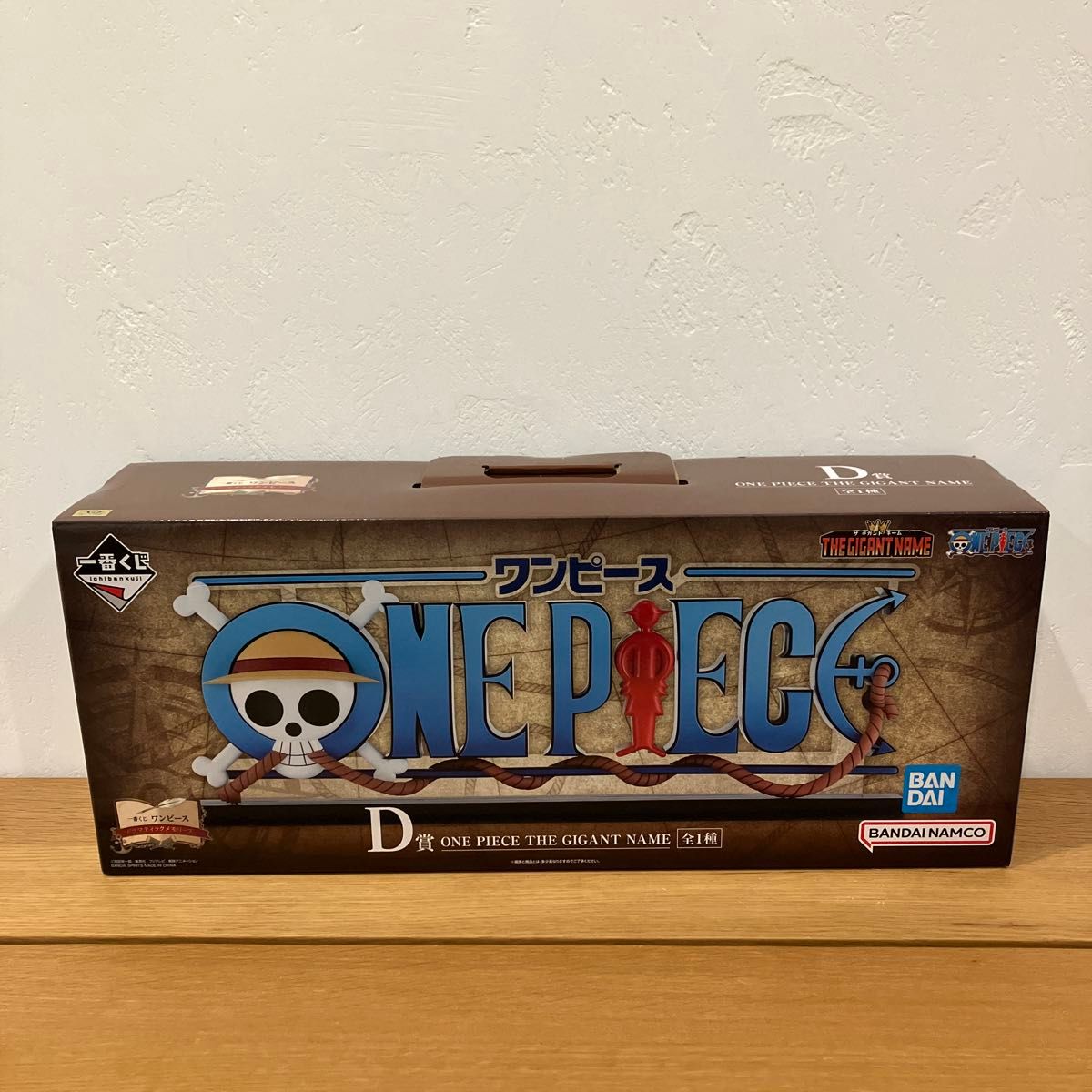 一番くじ ワンピース D賞 THE GIGANT NAME ロゴフィギュア｜Yahoo