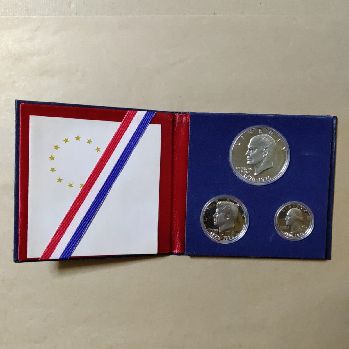 アメリカ合衆国 1976年 建国200周年記念 銀貨3枚セット プルーフ