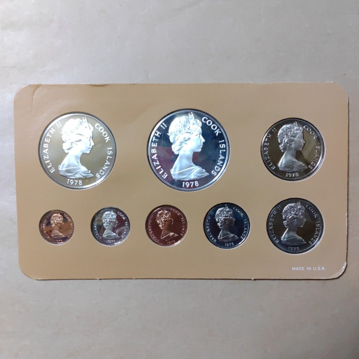 COOK ISLANDS PROOF SET クック諸島 プルーフセット 1978年