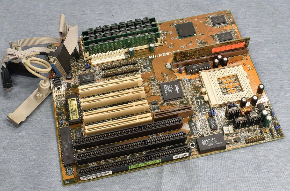 Yahoo!オークション - [希少] ASUS P/I-P55T2P4 Rev.3.0 Socket7 AT キ
