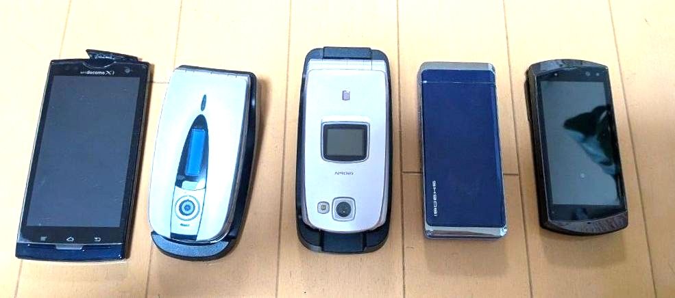 ガラケー スマートフォン 5台セット まとめ売り ジャンク品｜Yahoo