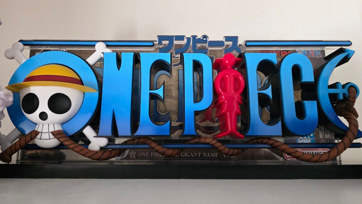 ONEPIECE 一番くじ D賞 THE GIGANT NAME ロゴ 一番くじ ワンピース D賞