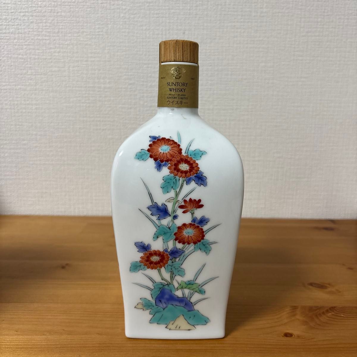 サントリーウイスキーエクセレンス 有田焼 錦菊梅竹文 陶器ボトル 特級