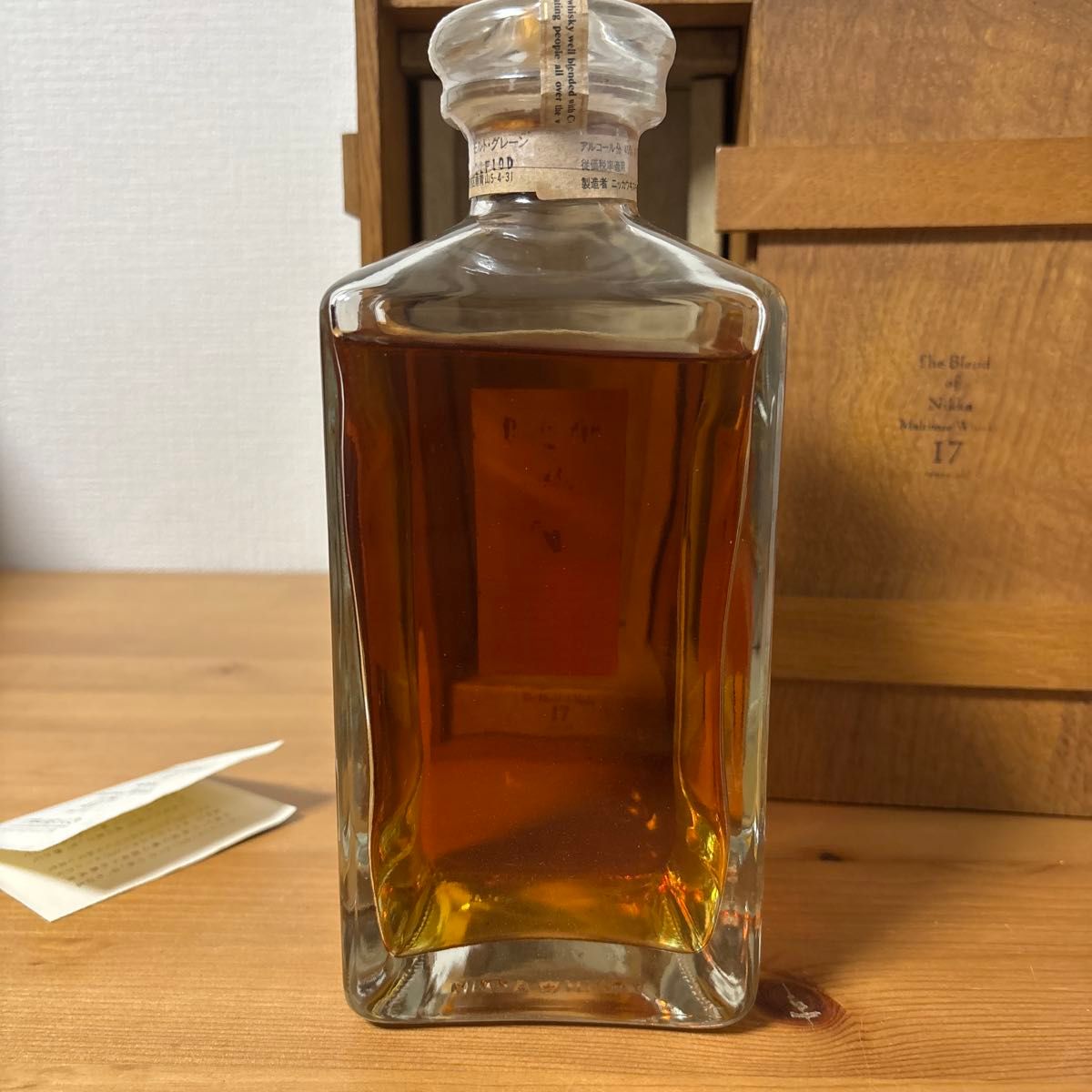 ニッカ 17年 NIKKA ザ ブレンド オブ ニッカ モルトベース 冊 箱付 未