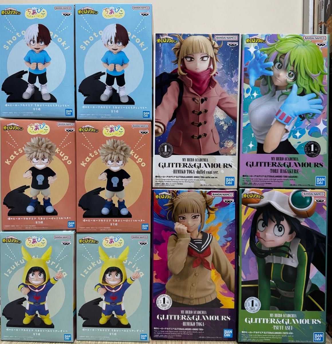 ヒロアカ フィギュア まとめ売り トガヒミコ 葉隠透 蛙吹梅雨 ちあぴこ