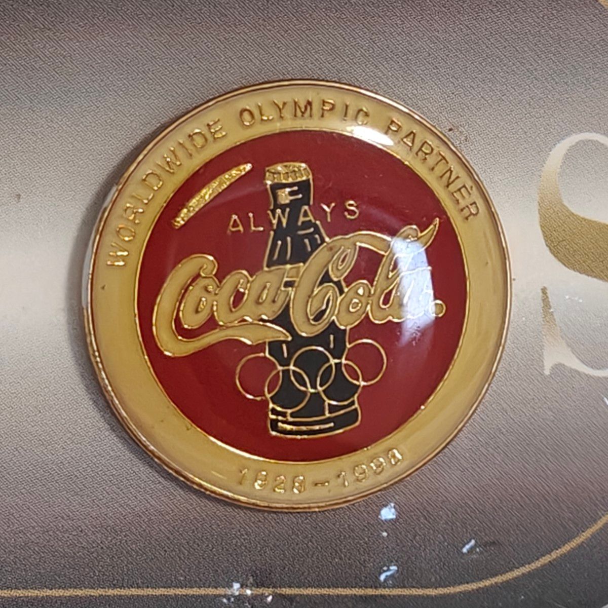 1998 長野オリンピック ピンバッジ Coca-Cola コカ・コーラ 当時物