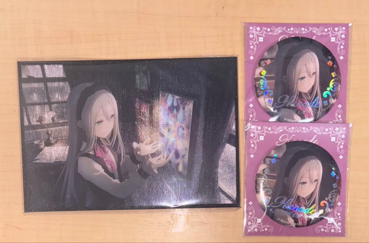 プロセカ 宵崎奏 アウトレット はぴこれ バースデー アクリル色紙 缶バッジ