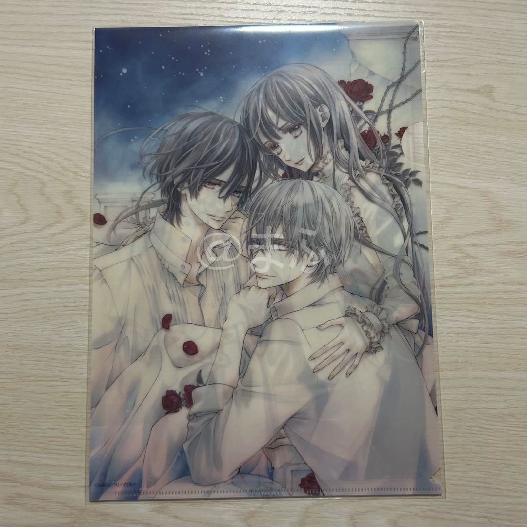 ヴァンパイア騎士原画展 クリアファイル 2種 樋野まつり 優姫 零 枢