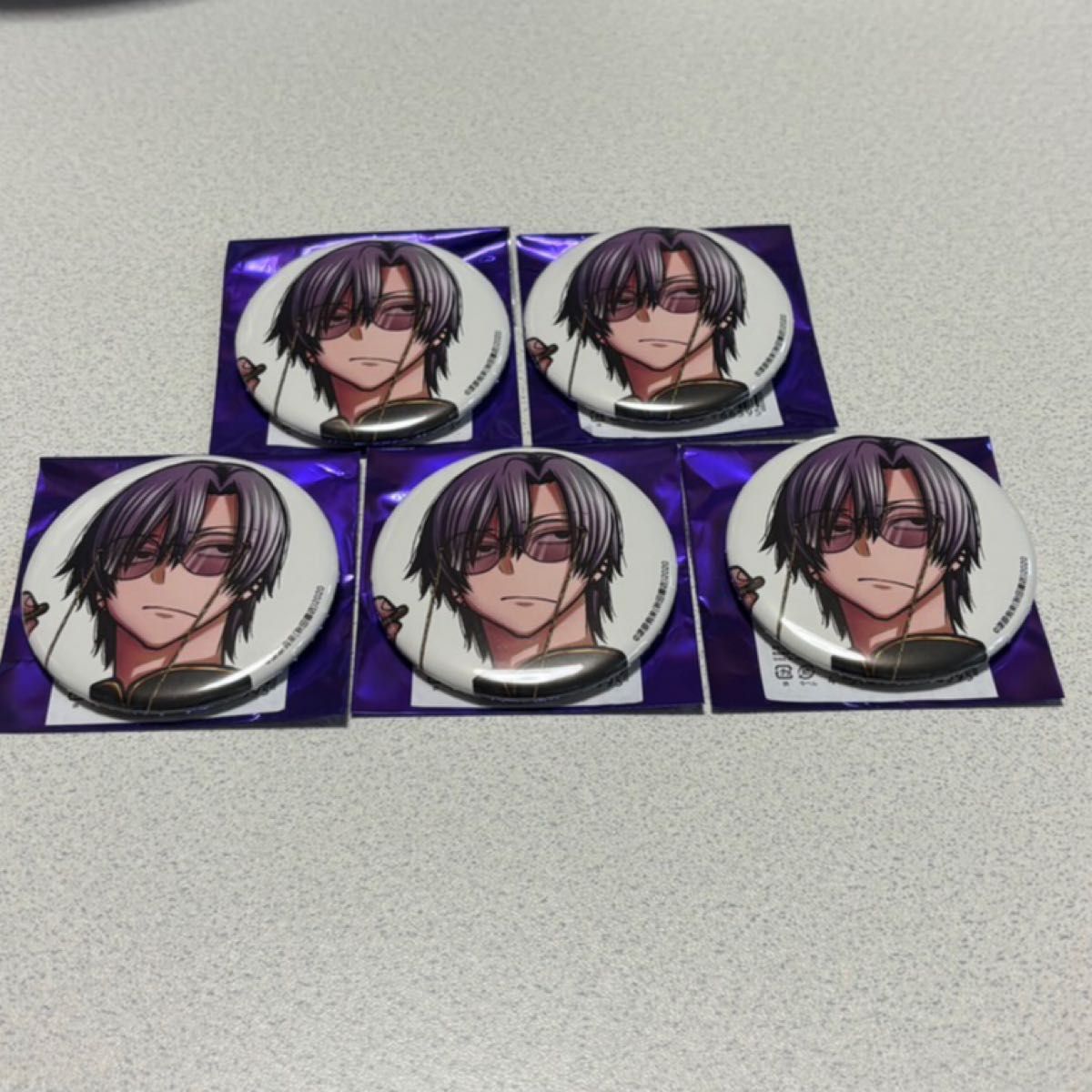 C107 秋田書店 桃源暗鬼 朽森紫苑 コミケ 缶バッジ 即日 匿名 秋田書店