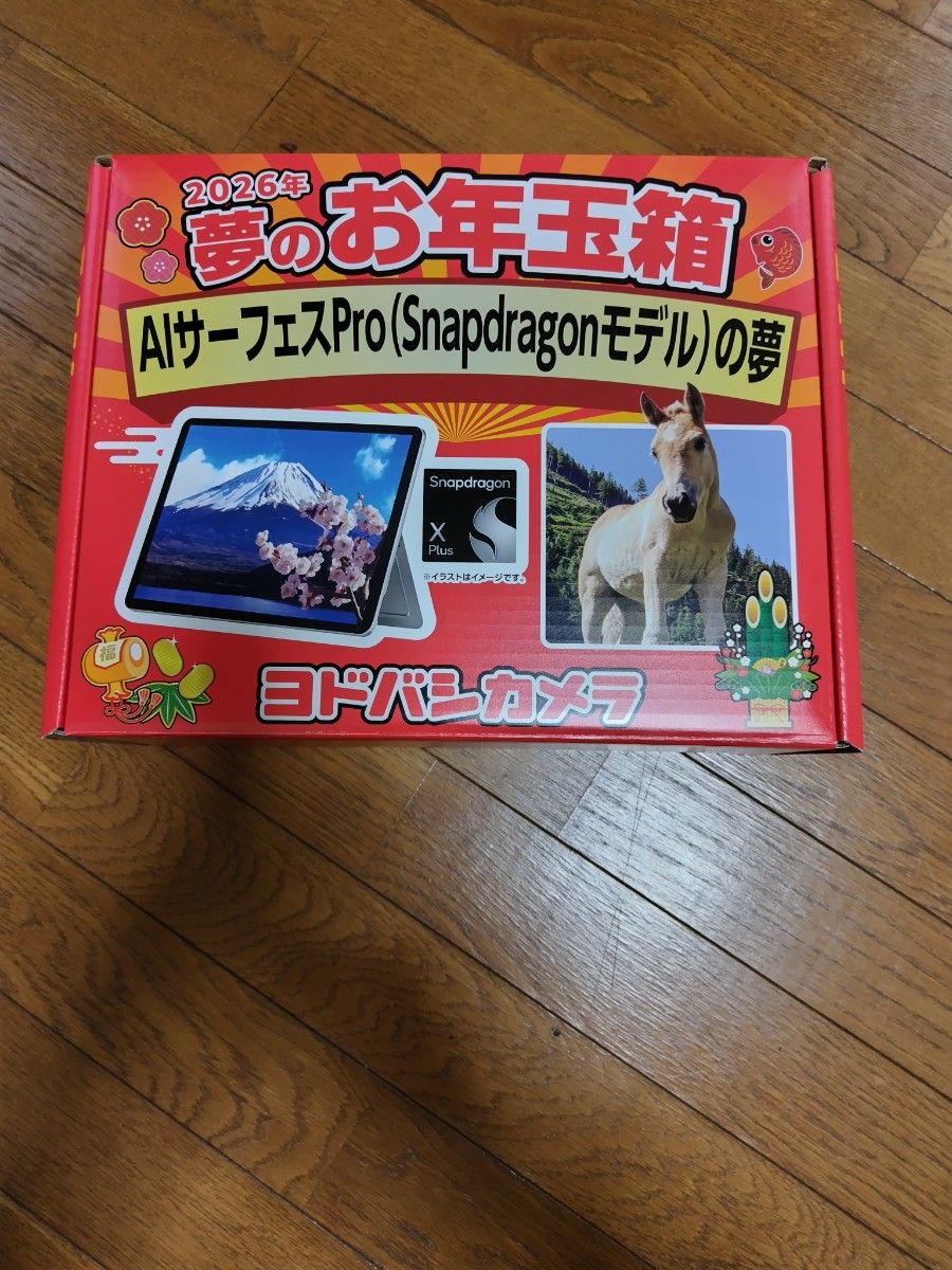 ヨドバシカメラ 夢のお年玉箱2026 福袋 AIサーフェスpro Snapdragon