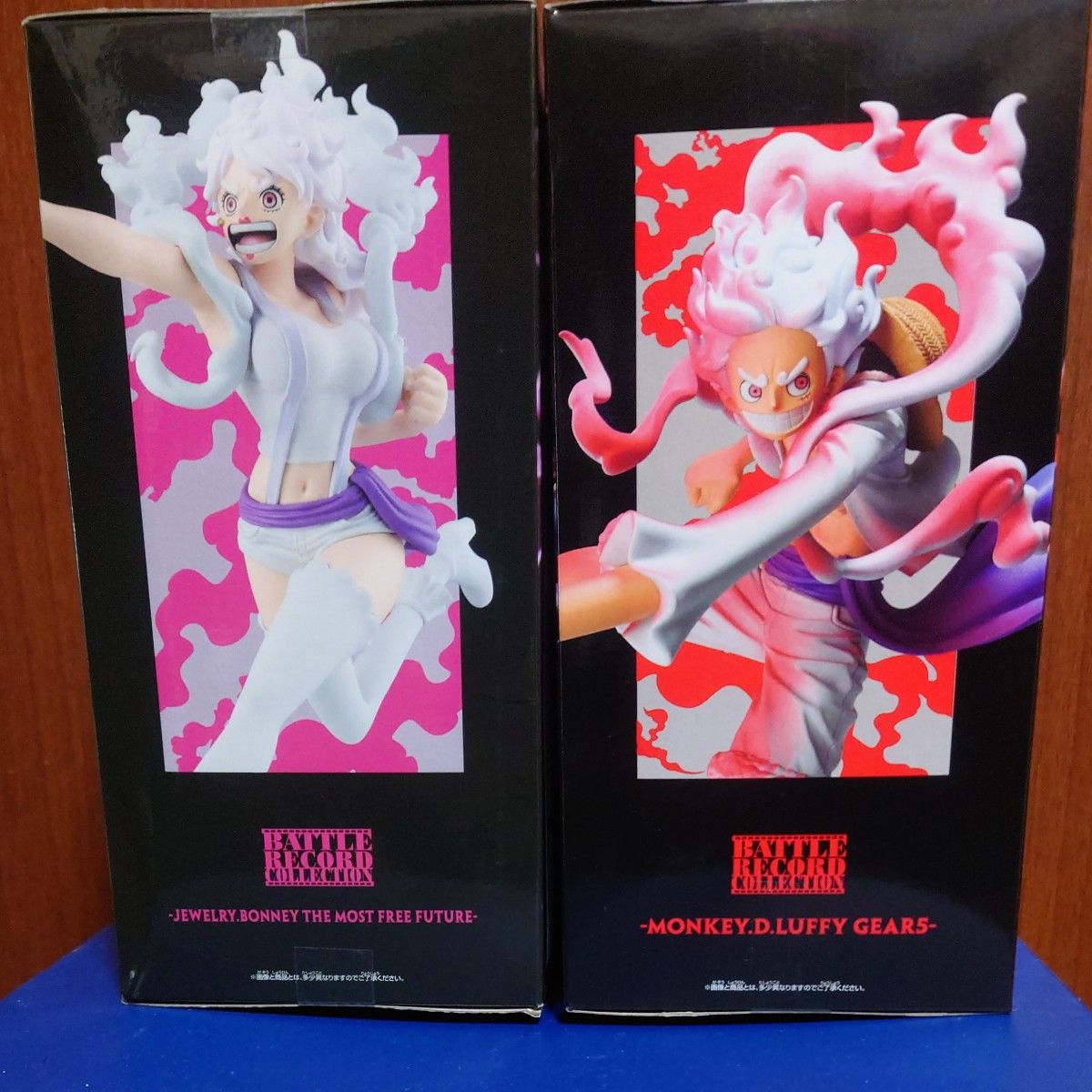 ワンピース BATTLE RECORD COLLECTION ルフィ・ボニーフィギュア 2体