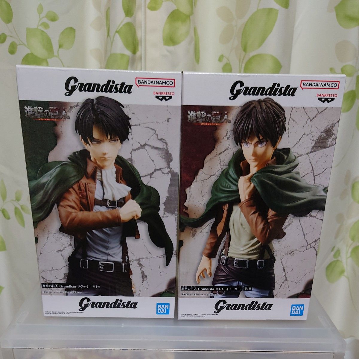 進撃の巨人 Grandista リヴァイ エレン・イェーガー フィギュア 2体