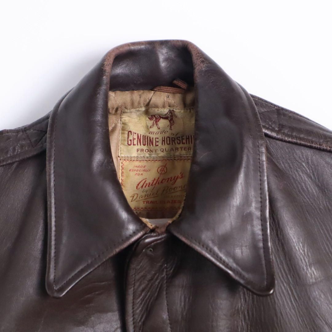 50s 60s type A2 馬革 ホースハイド レザージャケット｜Yahoo!フリマ