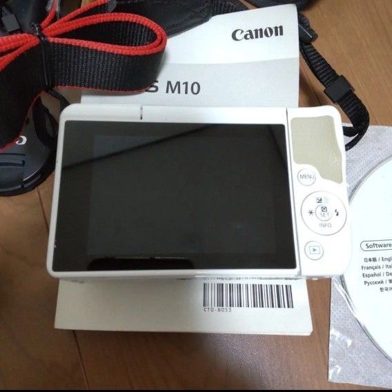 Canon ミラーレス一眼カメラ EOS M10 ケース付き キャノン ダブル