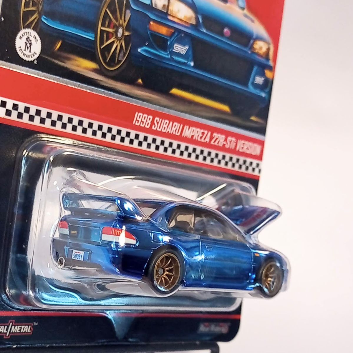 ホットウィール 1/64 RLC限定 1998 スバル インプレッサ 22B-STi 未