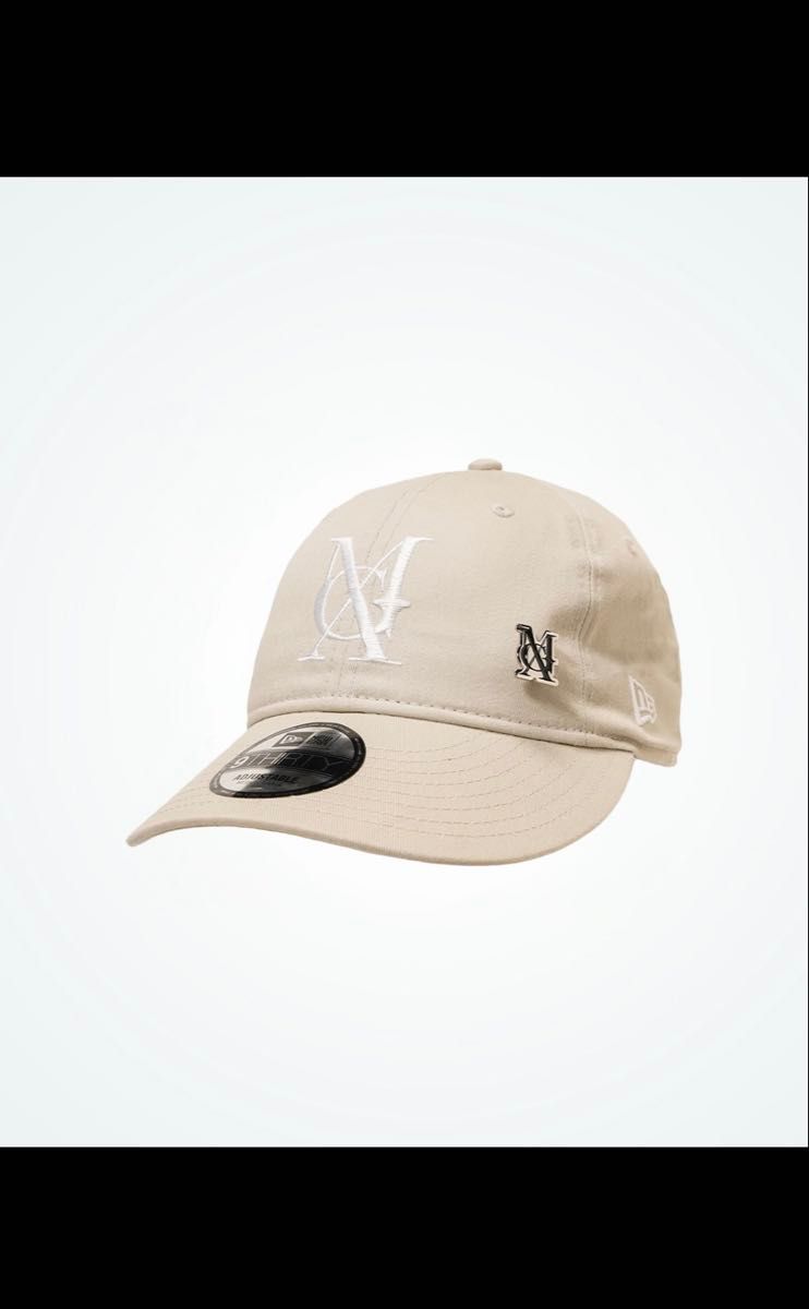 Mrs GREEN APPLE NEW ERA 9THIRTY MGA LOGO CAP ベージュ ピンズ付き