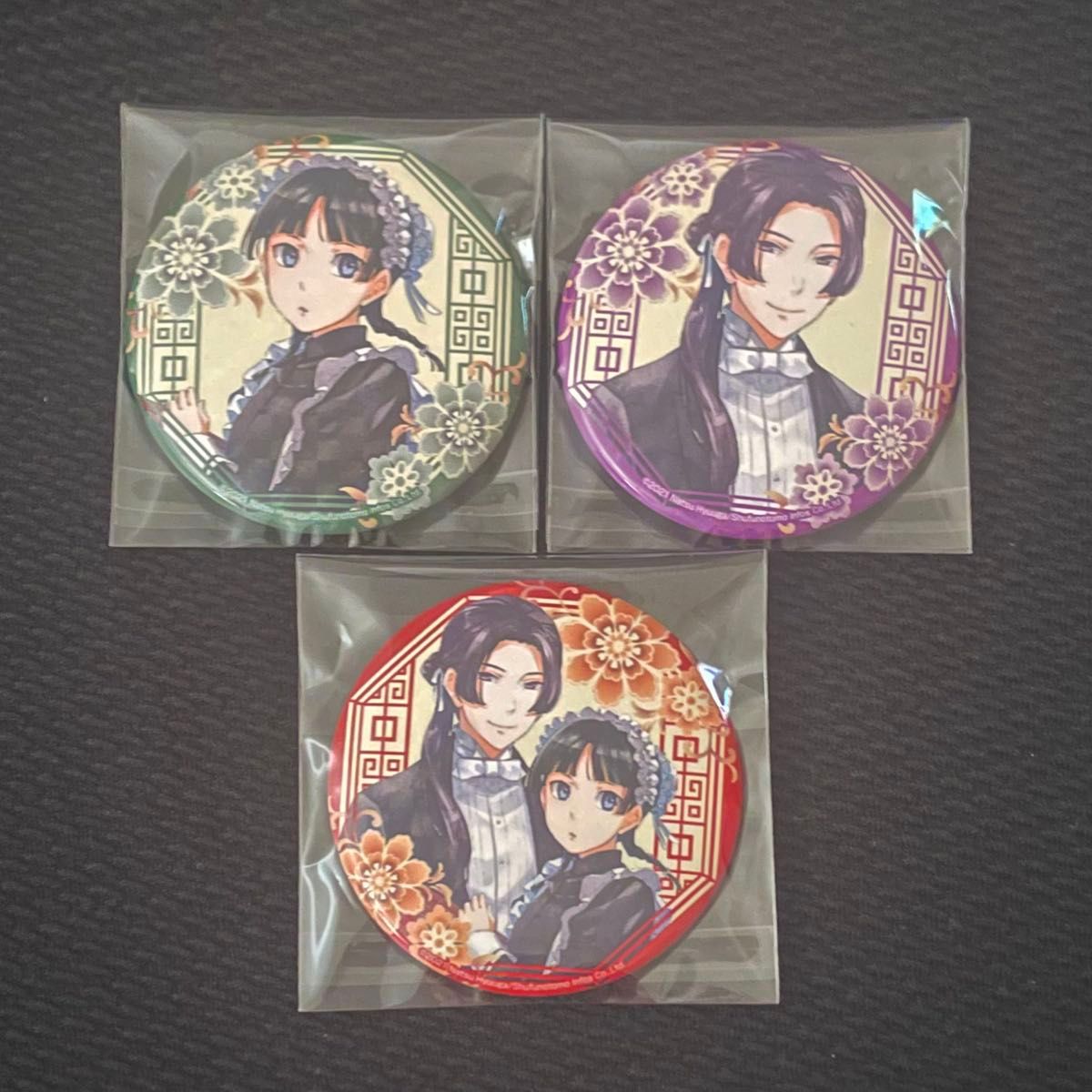 薬屋のひとりごと TSUTAYA コラボカフェ 缶バッジ 猫猫 壬氏