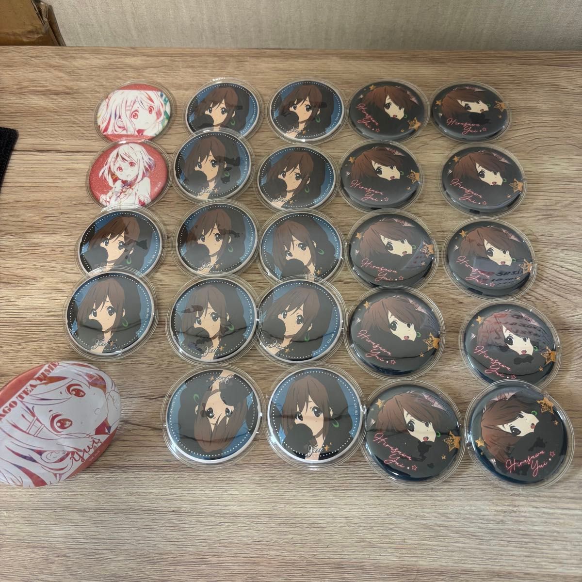 平沢唯 缶バッジ25個セット けいおん 痛バ用 k-ON｜Yahoo!フリマ（旧