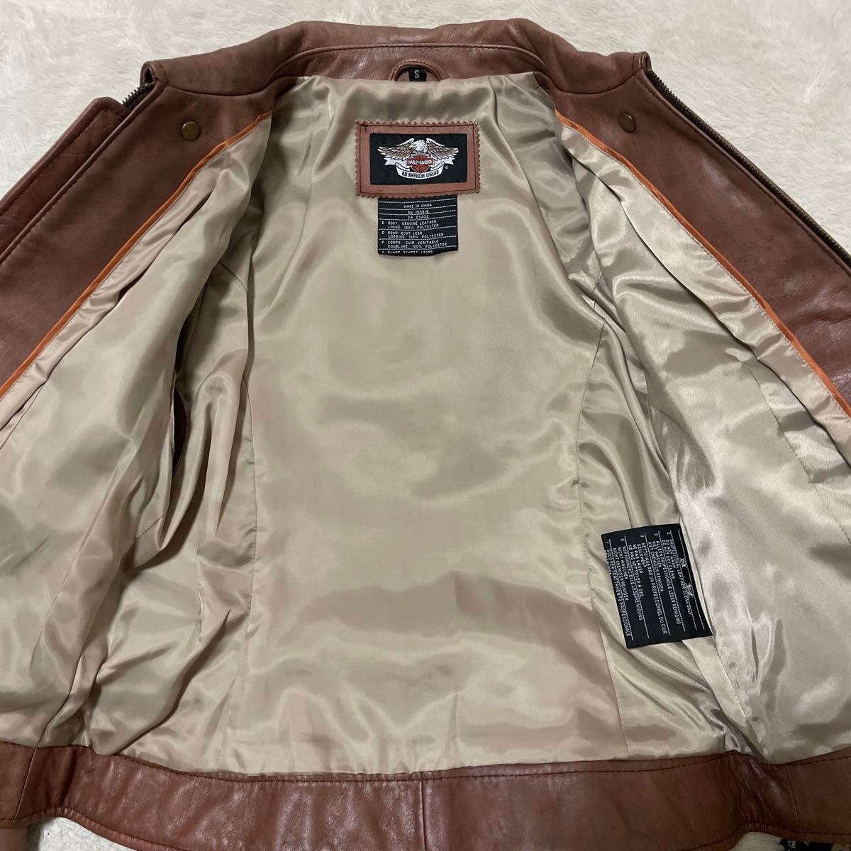 タグ付】HARLEY DAVIDSON ハーレーダビッドソン ライダースジャケット