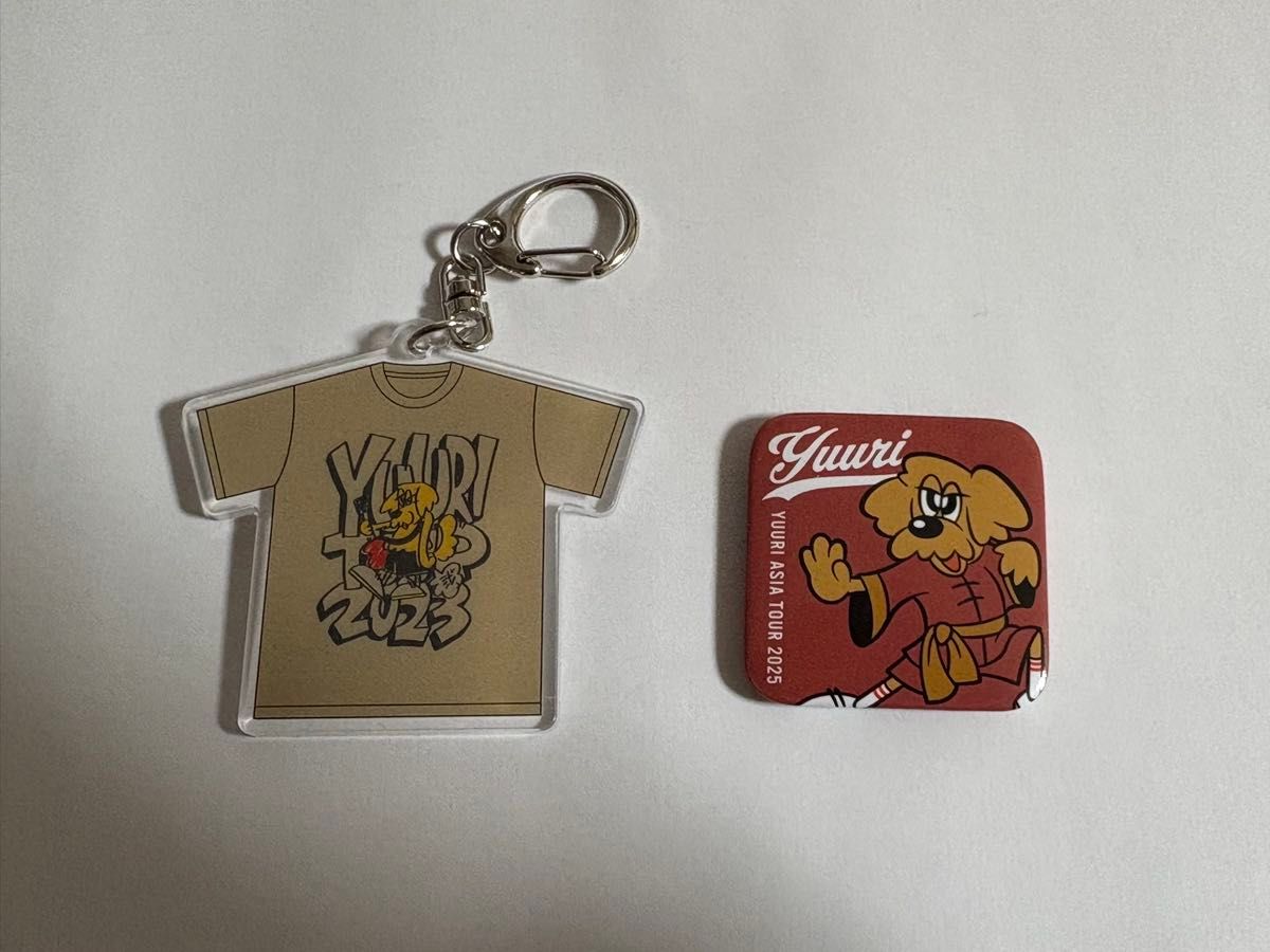 優里 アジアツアー ランダムくじ Tシャツキーホルダー 缶バッジセット