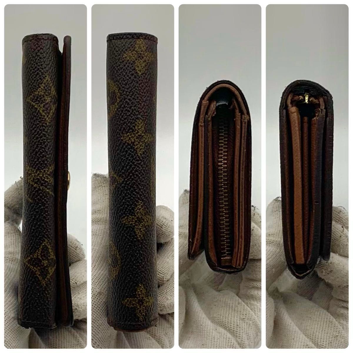 鑑定済み ルイヴィトン ポルトモネ ビエ トレゾール 財布 L字