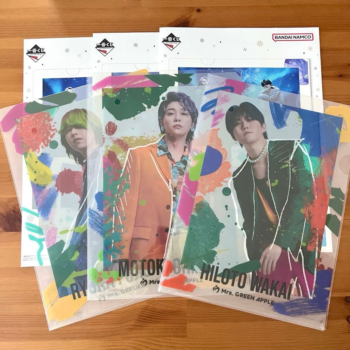 未使用品】一番くじ Mrs GREEN APPLE 第1弾2024 F賞クリアファイル