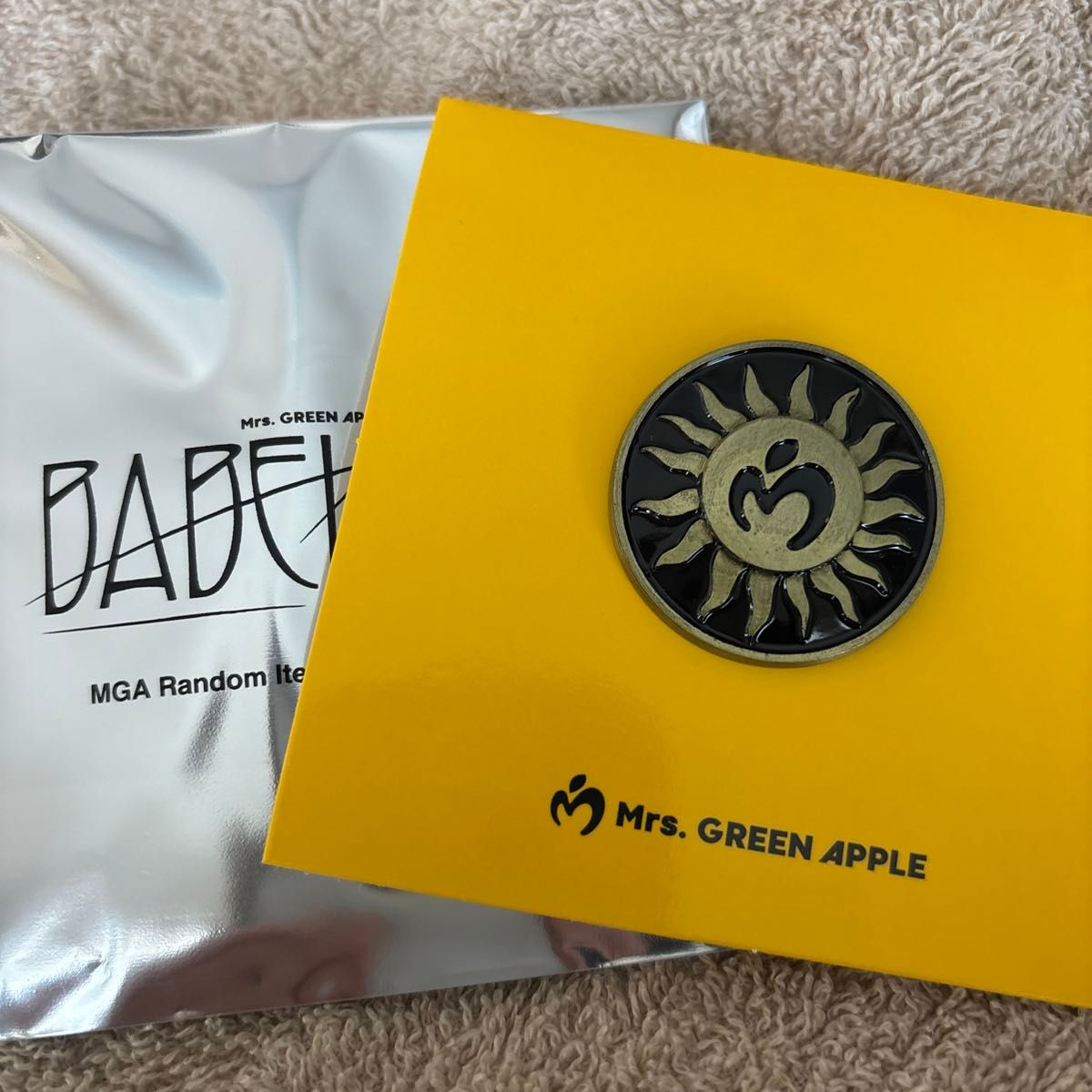 Mrs GREEN APPLE バベルの塔 ピンバッジ ミセスグリーンアップル