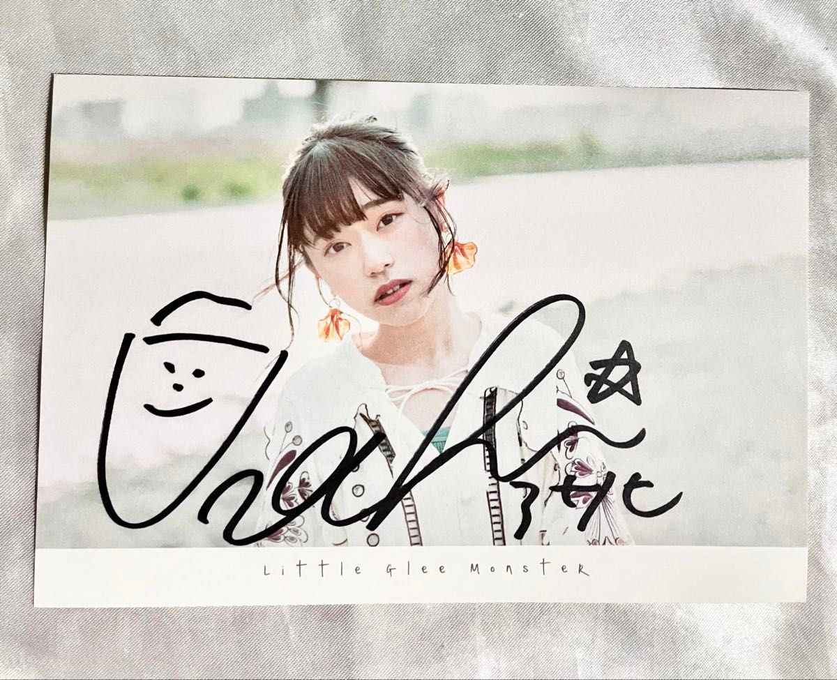 Littleの Glee Monster アサヒ 直筆サイン入りポストカード｜Yahoo