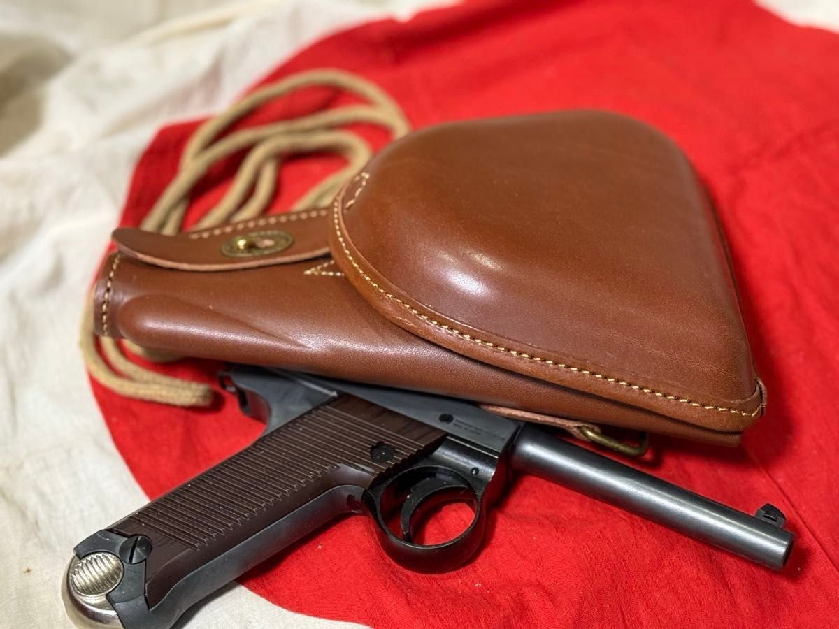 大日本帝国 南部14年式拳銃嚢＋拳銃紐☆複製品☆サバゲー 将校 陸軍