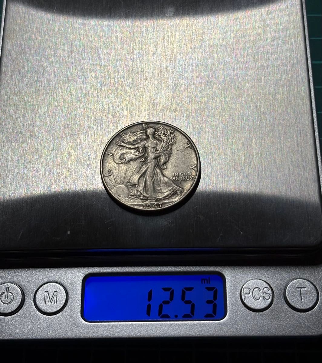 1947年 ウォーキングリバティ ハーフダラー銀貨｜Yahoo!フリマ（旧