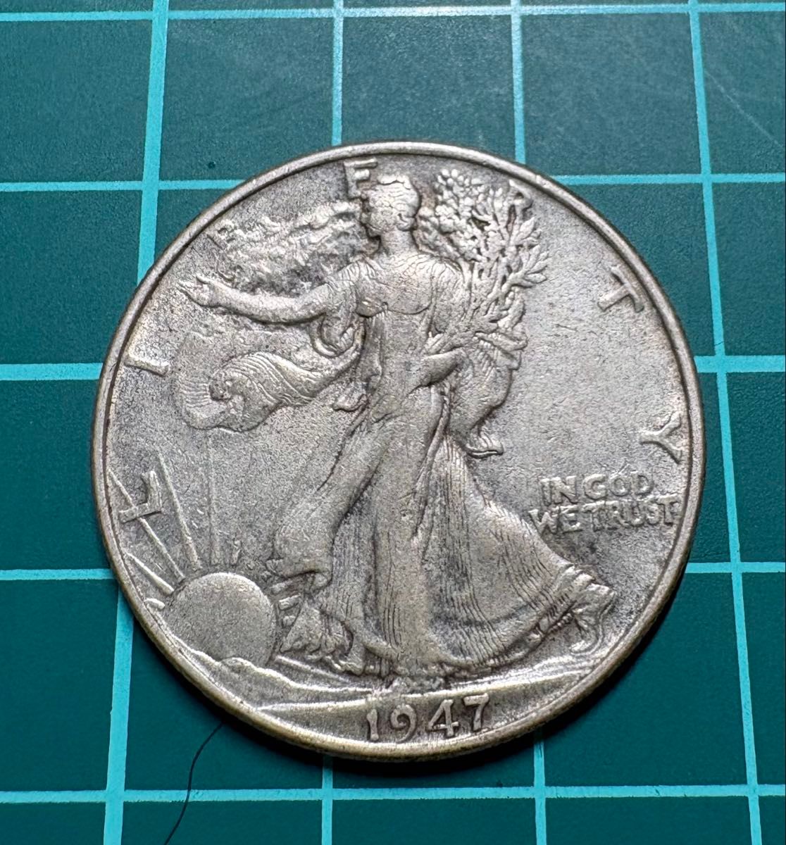 状態揃え1945年 ウォーキングリバティ銀貨 5枚セット 状態揃え1945年