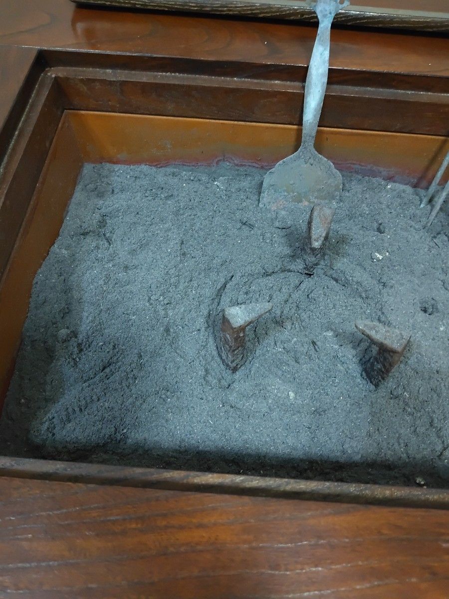 長火鉢 火鉢 囲炉裏座卓 ローテーブル 鉄器類は全て込みです｜Yahoo