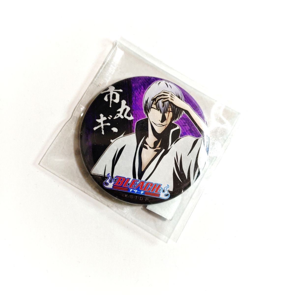 2/6削除 BLEACH 市丸ギン 缶バッジ ブリーチ WEBくじ Eclipse of the