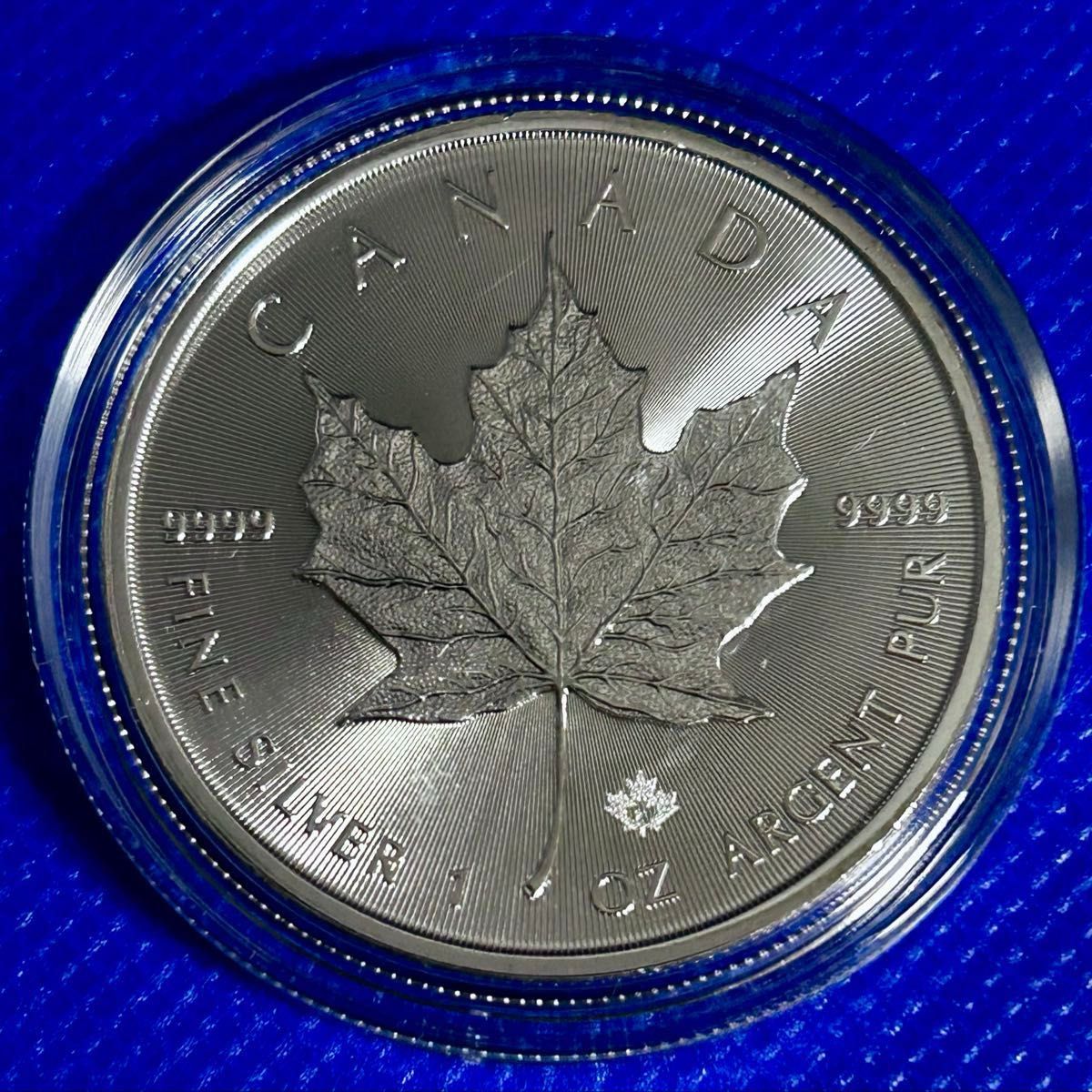 カナダ メイプルリーフ銀貨 1オンス 純銀 5ドル 2021年｜Yahoo!フリマ