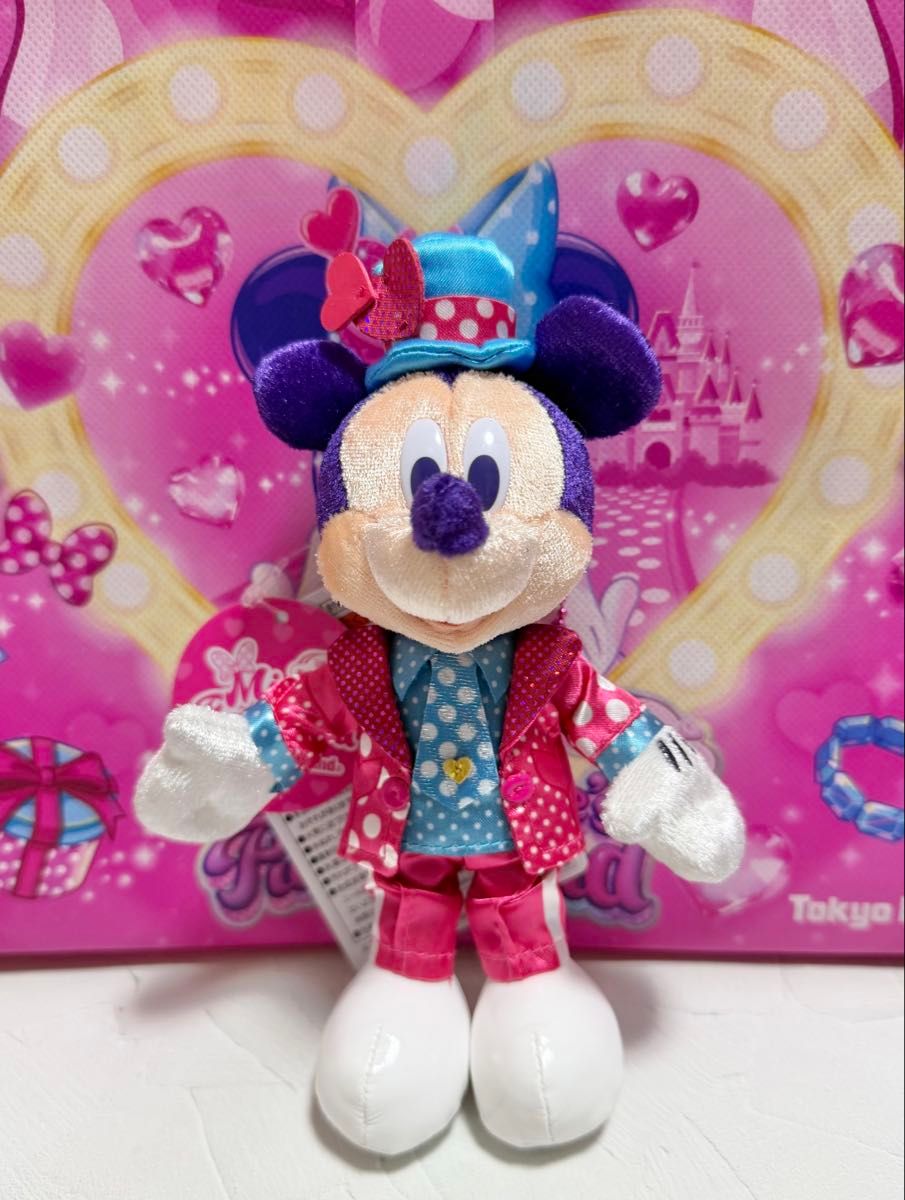 ミニーのファンダーランド ぬいば ぬいぐるみバッジ ミッキー ミニー