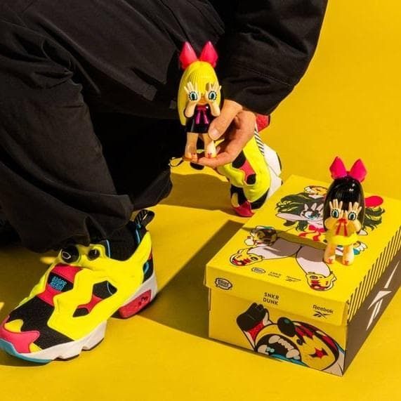 当選品】Reebok GRAPE BRAIN スニダン ポンプフューリー にぎるちゃん