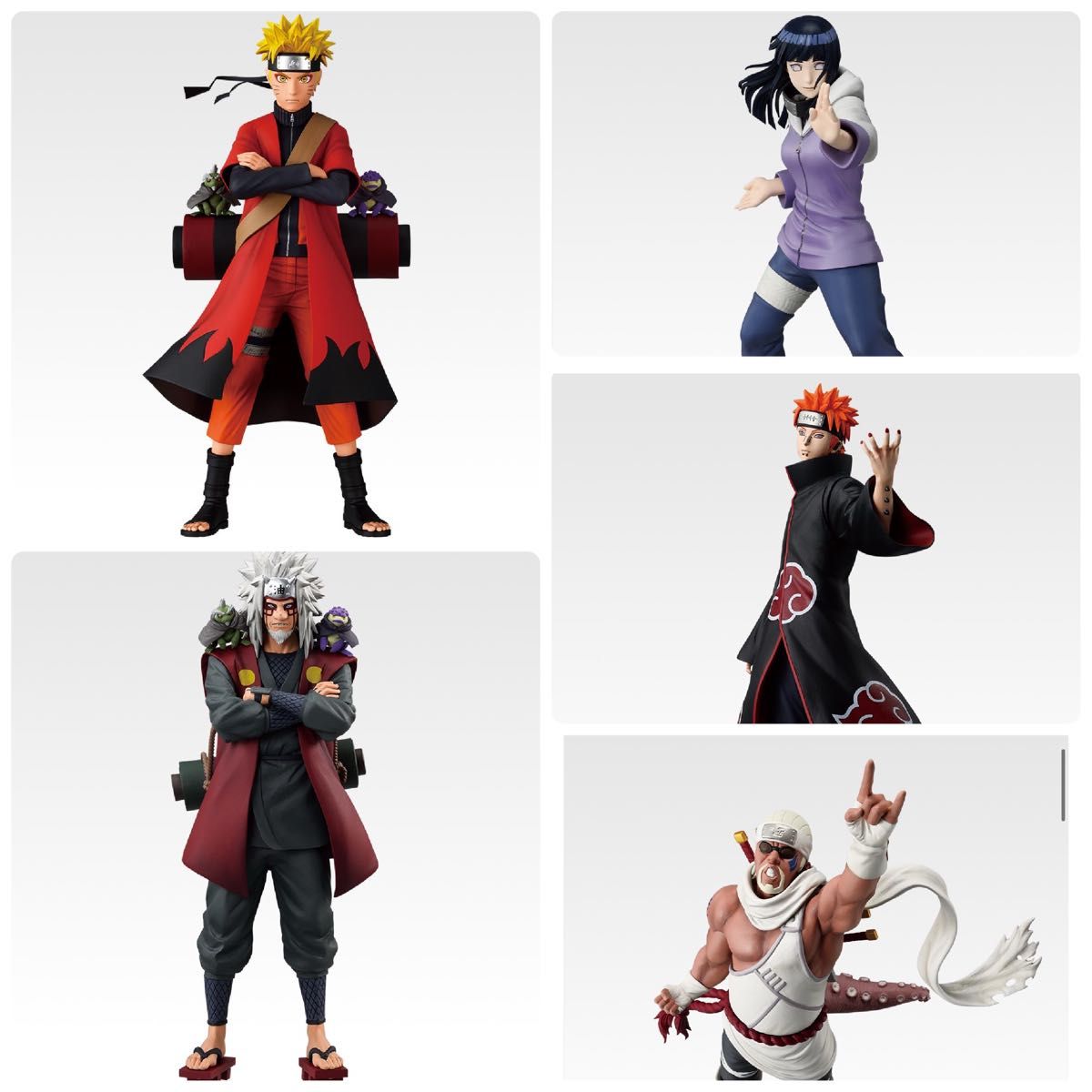 一番くじ NARUTO 輪廻の嘆きと平和の懸け橋 フィギュア5点セット ABCDE