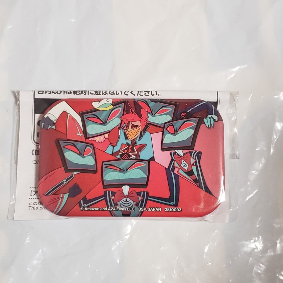 アラスター ヴォックス ハズビンホテルへようこそ スクエア缶バッジ