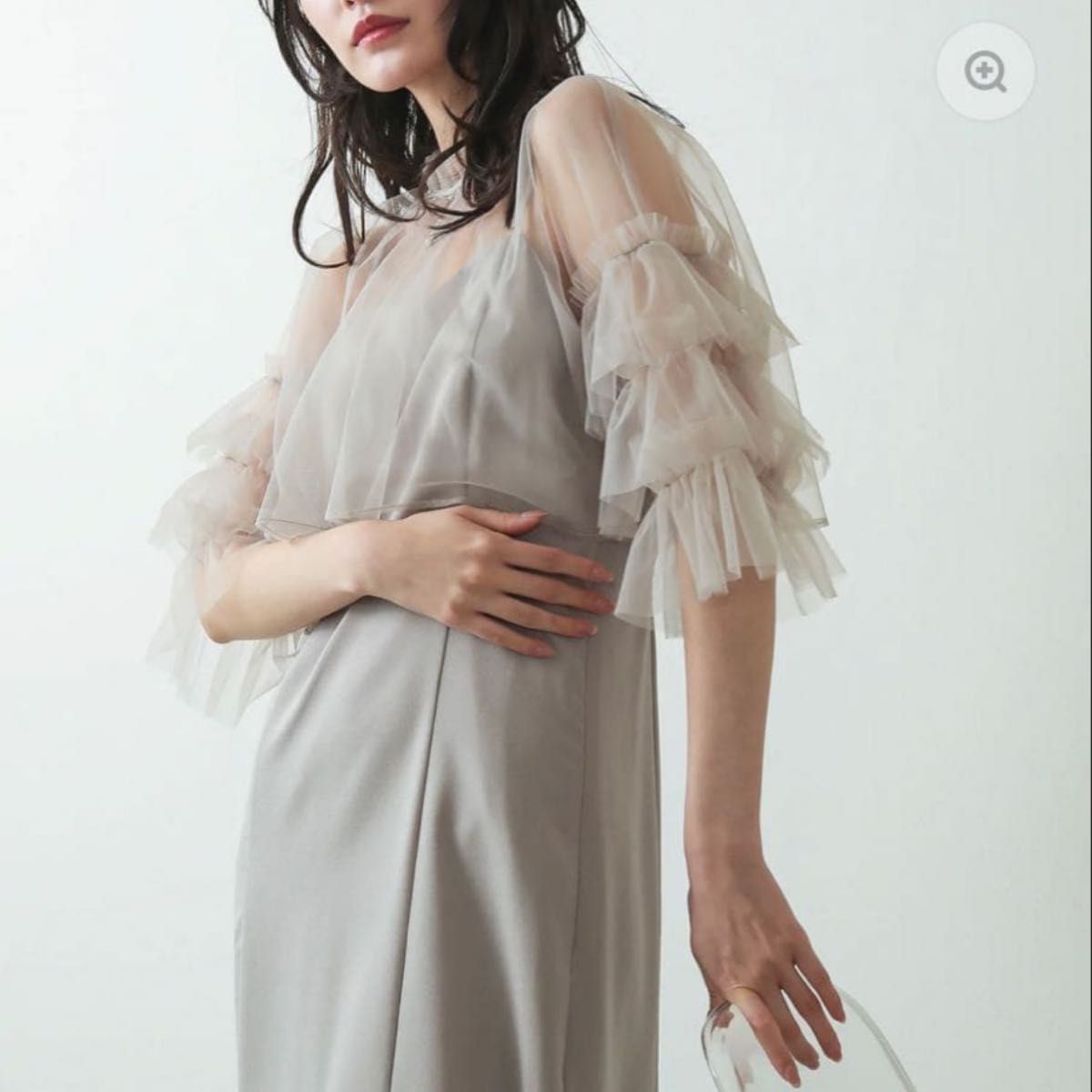 Kana チュール ティアード ボレロ 3way キャミワンピース ドレス M