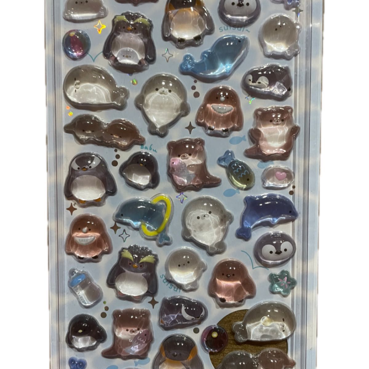 水族館限定ボンボンドロップシール正規品4個セットクーリア｜Yahoo