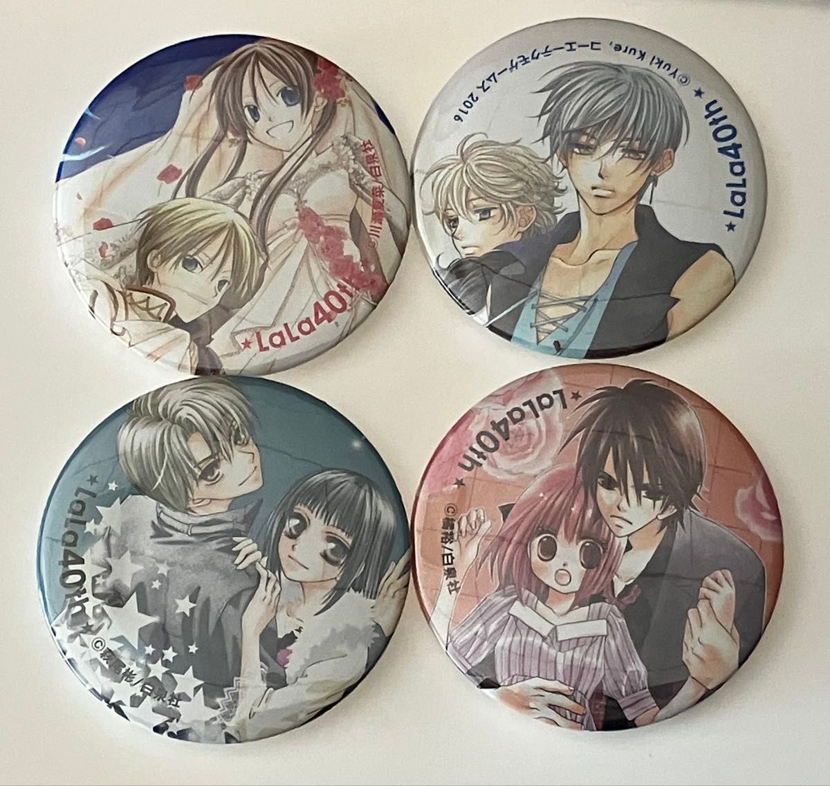 LaLa40周年記念原画展 缶バッジ 知らない国の物語 金色のコルダ