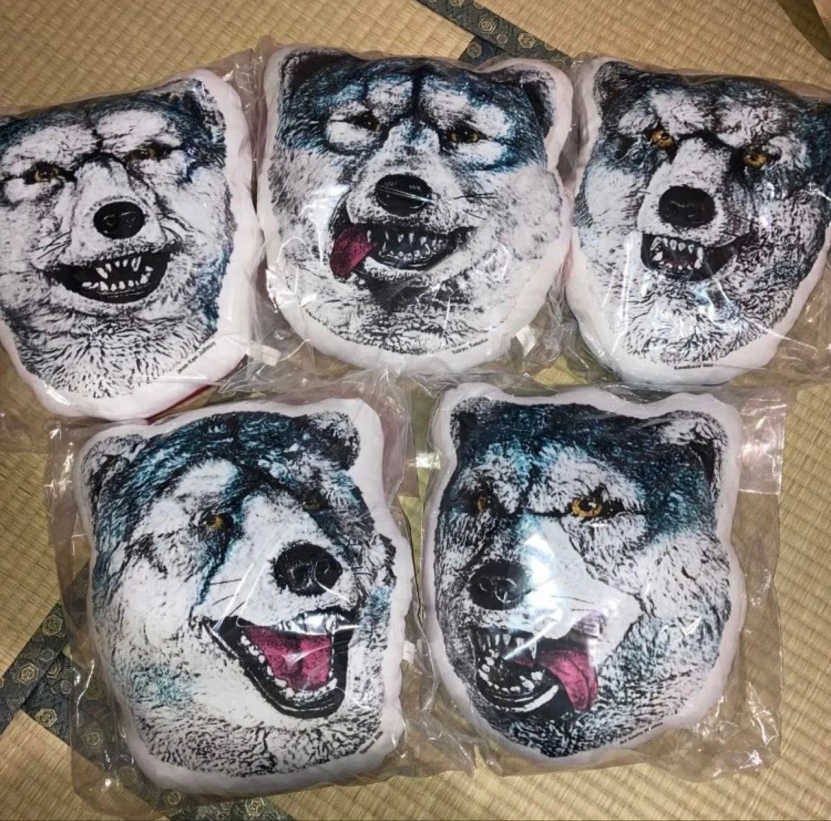 MAN WITH A MISSION 一番くじ フェイスクッション 5個セット｜Yahoo