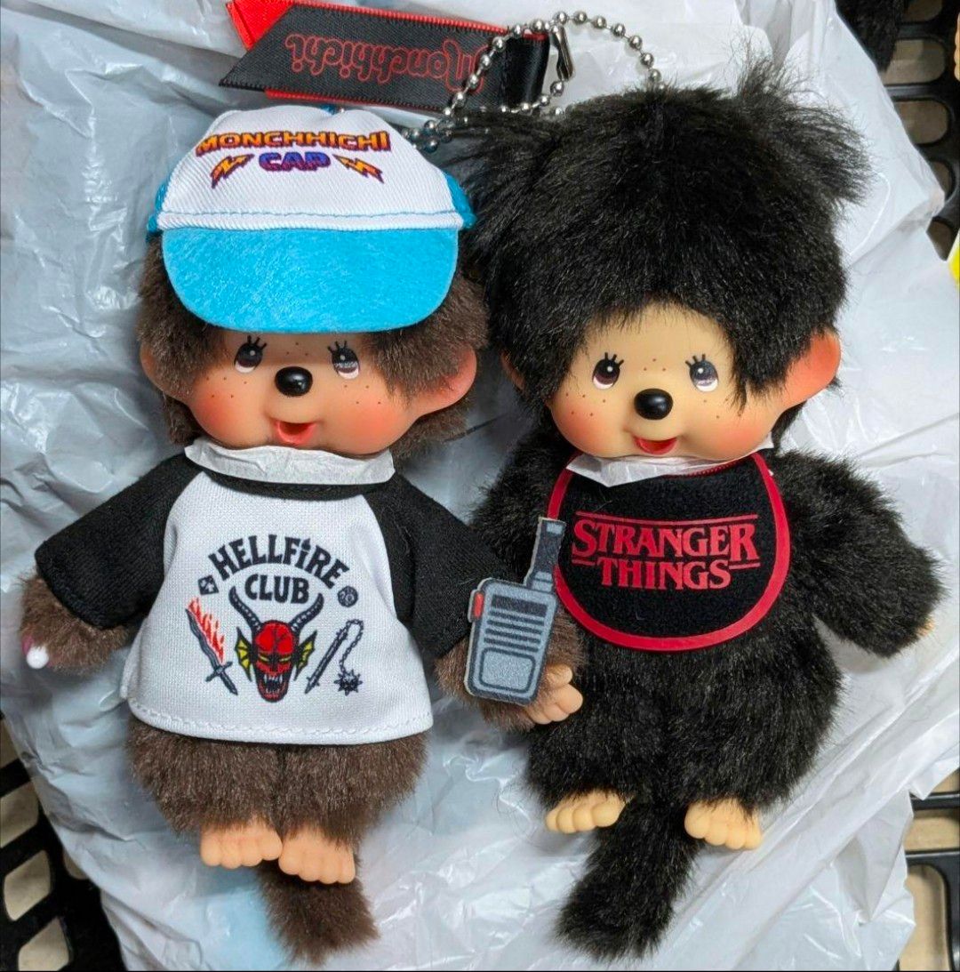 Monchhichi x Stranger Things ぬいぐるみ 2個セット モンチッチ